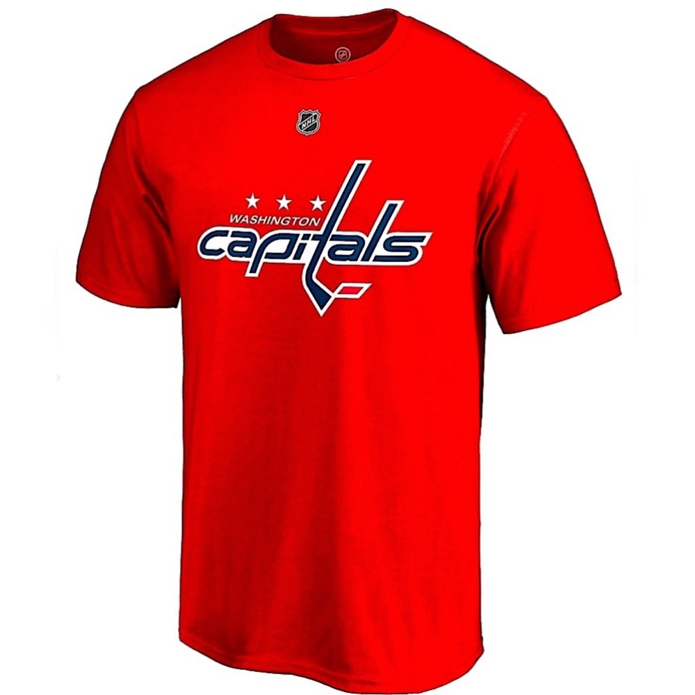 Reebok Red NHL Washington Capitals Nicklas Backstrom #19 T-Shirt, Men's Size M. - Picture 2 of 11